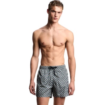 Giorgio Armani Бански гащета Emporio armani EM000583_AF20439 swimming shorts - White (Geometric Slate)