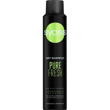 Syoss Pure Fresh Vegan bez silikónov suchý šampón 200 ml