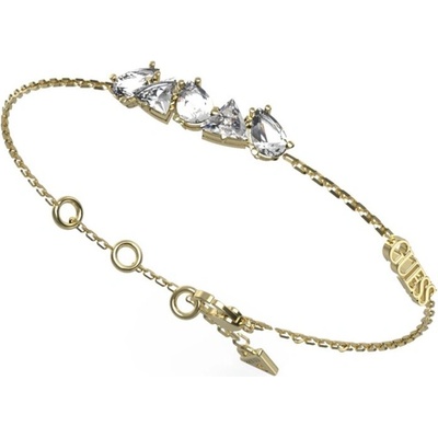 Guess Elegantný pozlátený náramok so zirkónmi Wonderlights JUBB04405JWYG 21 cm