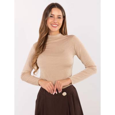 Blouse IT-BZ-15368.03-beige hnedá krémová RUE PARIS