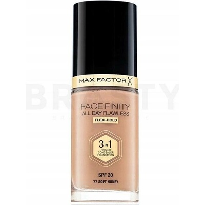 Max Factor Facefinity make-up 3v1 77 Soft Honey All Day Flawless 30 ml