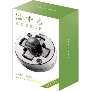 Hanayama Метален логически пъзел Hanayama - Cast Puzzle Hex Huzzle (515045)