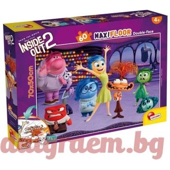 Lisciani Пъзел lisciani 112265 - 60 части - Отвътре навън 2, двулицев пъзел (li112265)