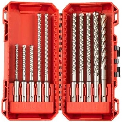 Milwaukee 4932492115 Vrtáky SDS-Plus MX4 Set - čtyřbřité pr. 5 ÷ 12 mm (Sada 10 ks)