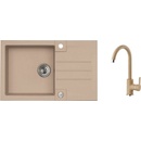 Sety kuchynských drezov a batérií Set Alveus Rock 130 + Tonia