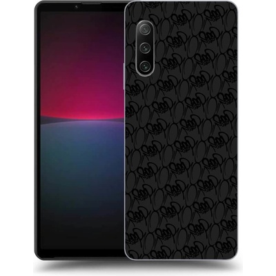 Púzdro Picasee silikónové Sony Xperia 10 IV 5G - Separ - Black On Black 2 čierne