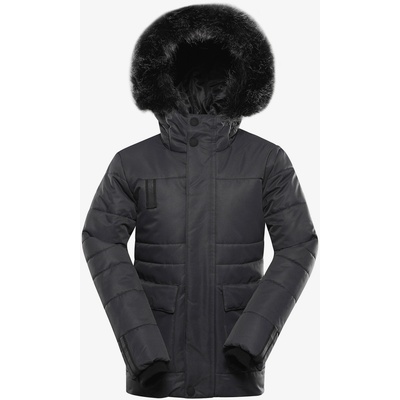 Alpine Pro Сиво яке за момиче с мембрана PTX Alpine Pro Werdo ALPINE PRO | Siv | Момичешки | 104/110