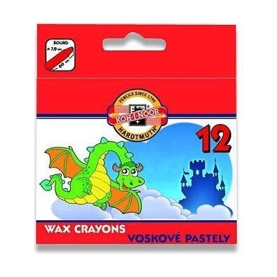 Koh-i-noor voskové pastely 12 barev