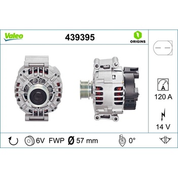 Alternátor VALEO 439395