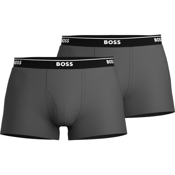 Boss Боксерки Boss 2 Pack Logo Waistband Trunks - Grey 032