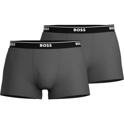 Boss Боксерки Boss 2 Pack Logo Waistband Trunks - Grey 032