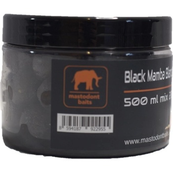 Mastodont Baits Balanced Boilies in dip mix 500ml 20/24mm Black Mamba