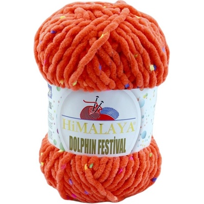 Himalaya příze Dolphin Festival 81112 tmavší oranžová