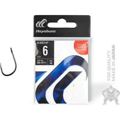 Hayabusa Háčky H.ISE147 BN vel.6