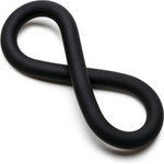 Perfect Fit Brand Silicone Hefty Wrap Ring Cockring 22.9cm Black