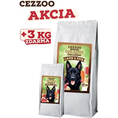 Cezzoo Premium Dog Adult Sensitive Lamb & Rice 18 kg