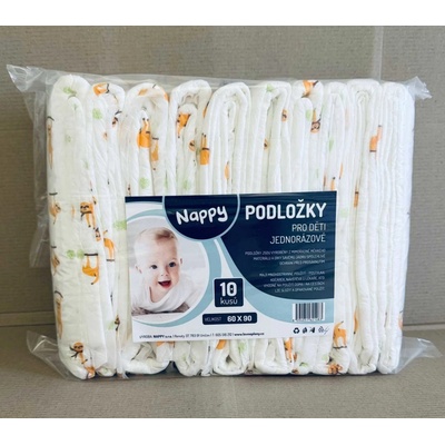 Přebalovací podložky NAPPY 60 x 90 cm 10 ks – Zboží Dáma