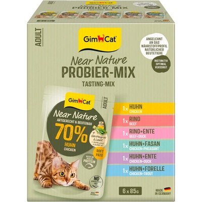 GimCat Near Nature mix 6 x 85 g