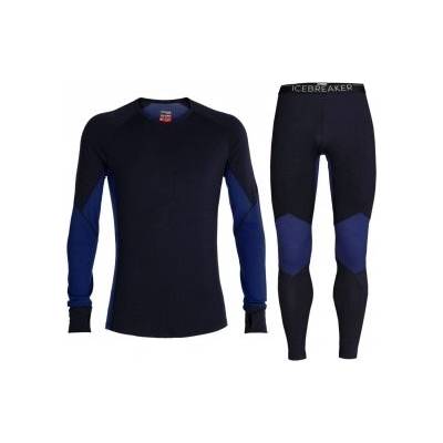 Icebreaker Mens 260 Zone LS Crewe + Leggings