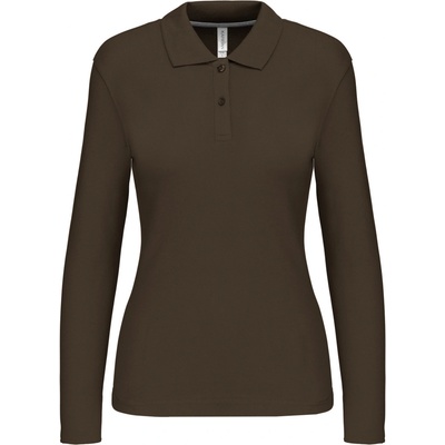 KARIBAN pique K244 tmavá khaki