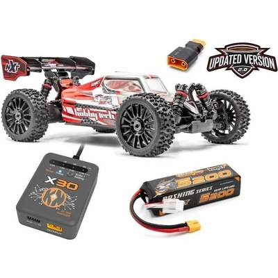 Spirit NXT EVO RR 2.0 Brushless buggy - červená (vr. LiPo a nabíjače)