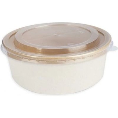 Veko na misku papierovú Kraft 500-750ml 150mm