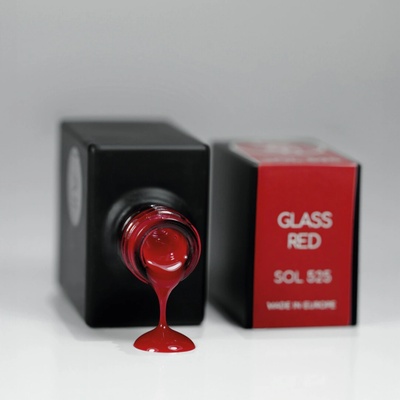 Laif Gel lak červený SOL 525 Glass Red 10 ml
