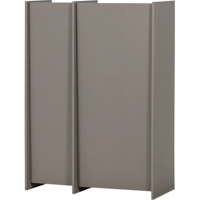 WOOOD Сиво шкафче от декор от ясен 102x140x44 cm Brock - WOOOD (377894-WG)