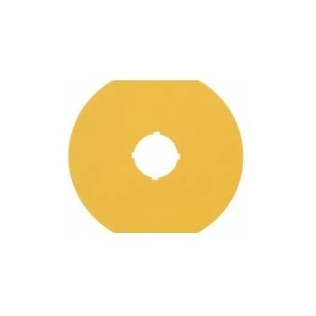 Eaton Description plate yellow straddle fi90 without printing M22-XAK 216464