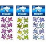 Starpak Sticker Sticker BOO silver butterflies II