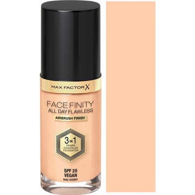 Max Factor Facefinity All Day Flawless dlhotrvajúci make-up SPF20 42 Ivory 30 ml
