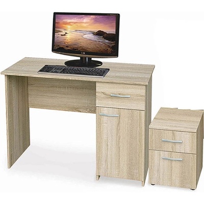 Bogdan Furniture G Комплект Бюро с контейнер Мебели Богдан Модел BM-Ava 3-11, Сонома