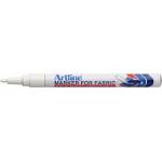 Artline Текстилен маркер EKC-1 бял (EKC-1 WHITE)