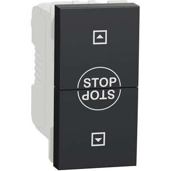 Schneider Electric SE Ключ за щори 1 мод. цвят Антрацит Unica - NU310854SC (NU310854SC)