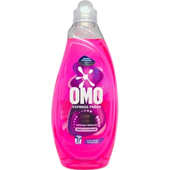 OMO течен перилен препарат, Експресно освежаване, 1480мл, 37пр, Цветно и черно пране