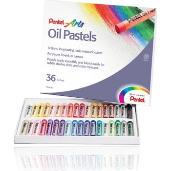 Pentel Olejové pastely 36 barev