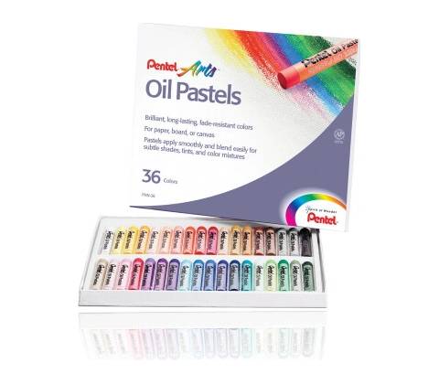 Pentel Olejové pastely 36 barev