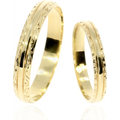 Zlatnictví Helios Zlaté snubní prsteny L 282 – Zboží Dáma
