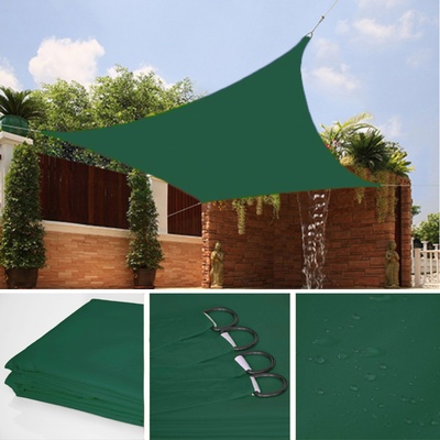 Pepita водоустойчиво квадратно платно за слънце 3x4m 160g/m2 - тъмнозелено (ZH-007-Dark-green)