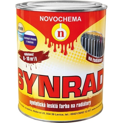 NOVOCHEMA Email SYNRAD - farba na radiatory - 1000 - biela - 5 Kg