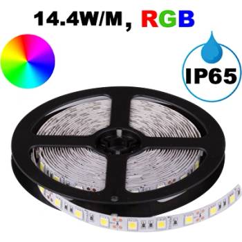 UltraLux Led ЛЕНТА, 14.4w/m, rgb, 12v dc, smd5050, 60 leds/m, ip65 (ngw5060rgb)