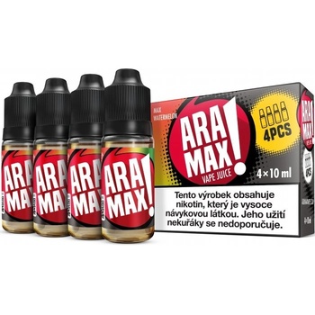 Aramax 4Pack Max Watermelon 4 x 10 ml 3 mg
