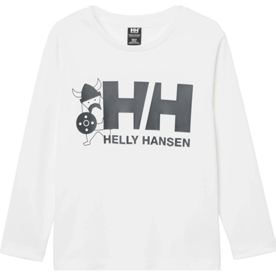Helly Hansen K HH Tech Graphic Ls Top White