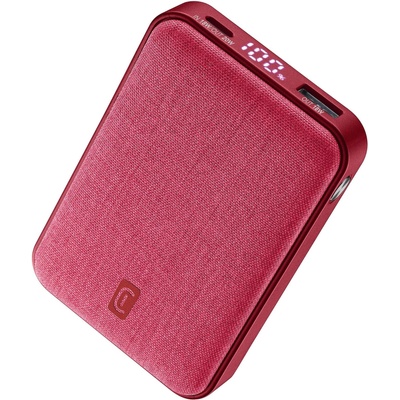 Cellularline Портативна батерия Cellularline - Glam, 10000 mAh, червена (14325)