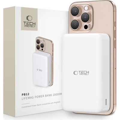Tech-Protect PB12 20000mAh biela