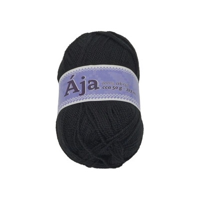 Ája NGM 50 g – 901 čierna