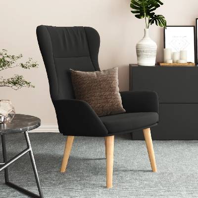vidaXL 341398 Relaxační textil Černá