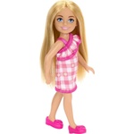 Barbie Кукла Barbie Chelsea - С розова карирана рокля (DWJ33)