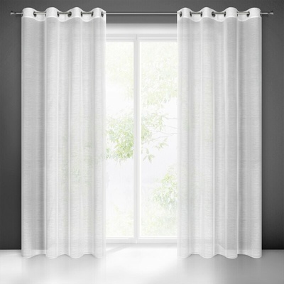 Takoy Záclona GRACJA z hladkého matného etamínu 140 x 250 cm-HF-399437 | 140 x 250 cm