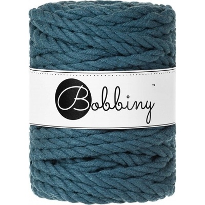 Bobbiny 3PLY Macramé Rope 9 mm 30 m Peacock Blue юта (TL-E011)